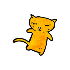 cute little cat cartoon