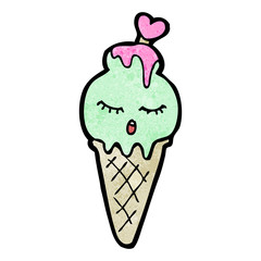 cartoon ice cream
