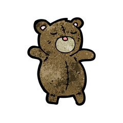 cute teddy bear cartoon
