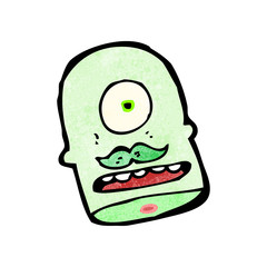 cartoon cyclops head