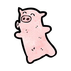 cartoon pig