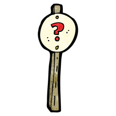 cartoon mystery sign