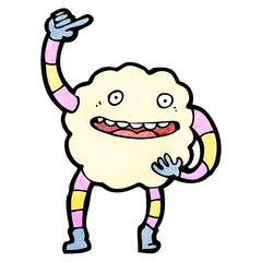 cartoon cloud creature