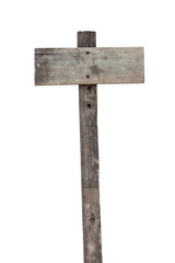 wooden sign