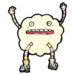 cartoon cloud creature