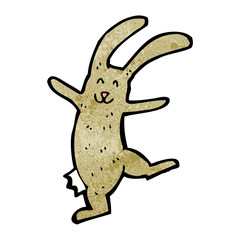 cartoon dancing rabbit