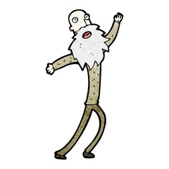cartoon old man dancing