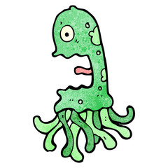 cartoon squid