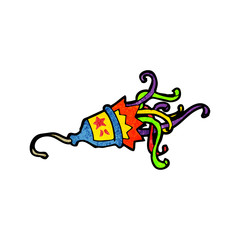 Fototapeta premium cartoon party popper