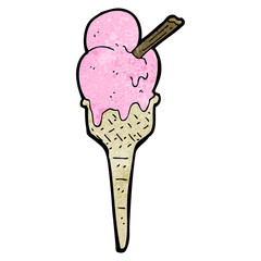 cartoon ice cream