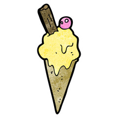 cartoon ice cream cone