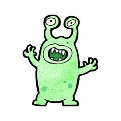 cartoon alien