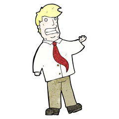 cartoon salesman