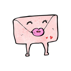 cartoon love letter