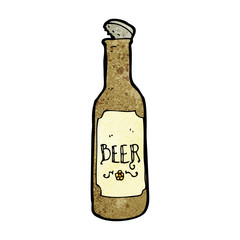 cartoon beer bottle