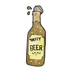 cartoon beer bottle
