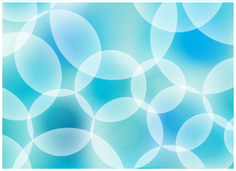 bright vector background with blue bubbles
