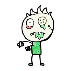 cartoon zombie