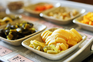 Pickles, Japanese food its the culture of Japanese food