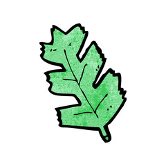 cartoon leaf