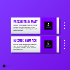 Vector banner template. Useful for web design, presentations and media. EPS10