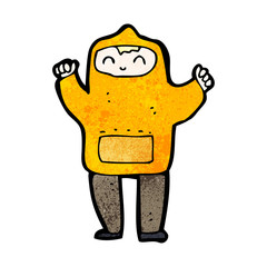 cartoon boy in hooded sweatshirt