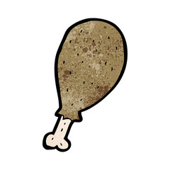 cartoon chicken leg