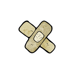 cartoon sticking plaster