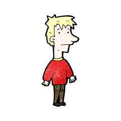 cartoon blond boy