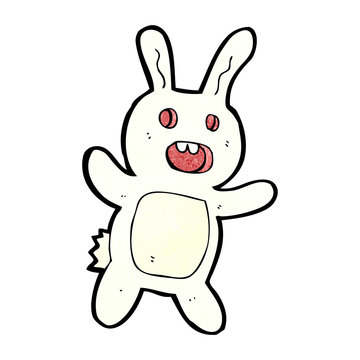 cartoon spooky rabbit