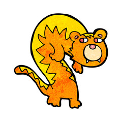 cartoon tiger