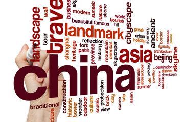China word cloud concept