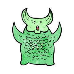 cartoon monster