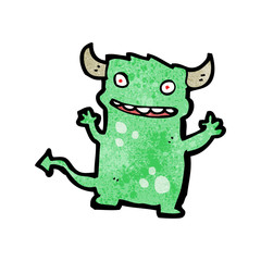 cartoon little devil