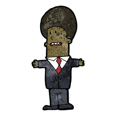 cartoon businessman