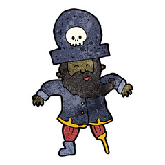 Obraz na płótnie Canvas pirate captain cartoon