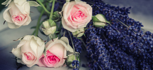Rosen und Lavendel
