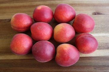 fresh juicy apricots