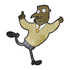 cartoonman with idea