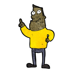 cartoonman with idea