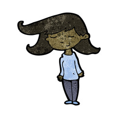 cartoon prettty girl