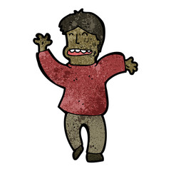 cartoon dancing man