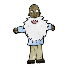 cartoon old man