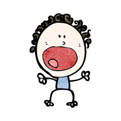 cartoon complainging doodle woman