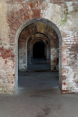 Fototapeta na wymiar corridors with arches