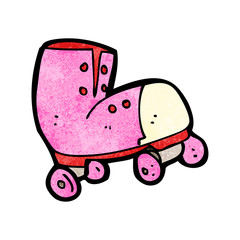 cartoon roller boot