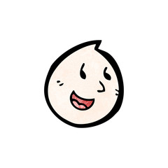 cartoon happy face symbol