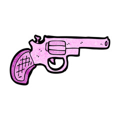 cartoon pink pistol