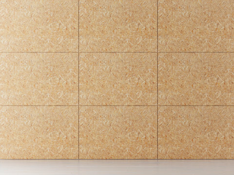 Plywood Wall Background, 3d Render