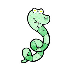 funny cartoon snake